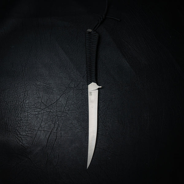 Large Paracord Boning / Fillet Knife — Black (Nitro-V Stainless)