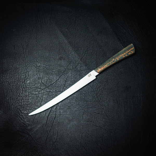 Flexxy Fillet Knife — Dyed Lacewood
