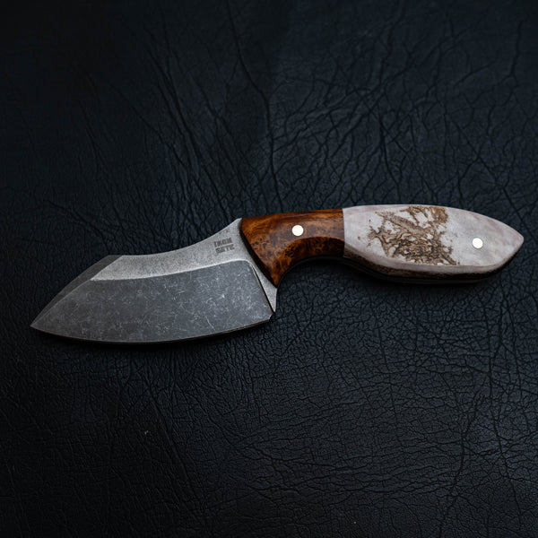 The Talon — Amboyna Burl & Fallow Deer Antler