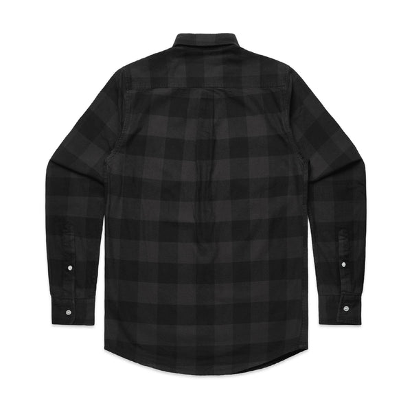 Checkered Work Shirt – Black/Coal