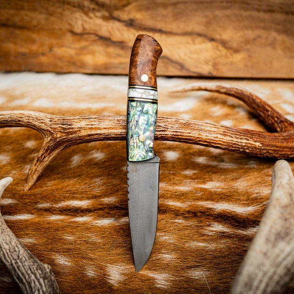Bushcraft — York Gum Burl, TruStone & Abalone