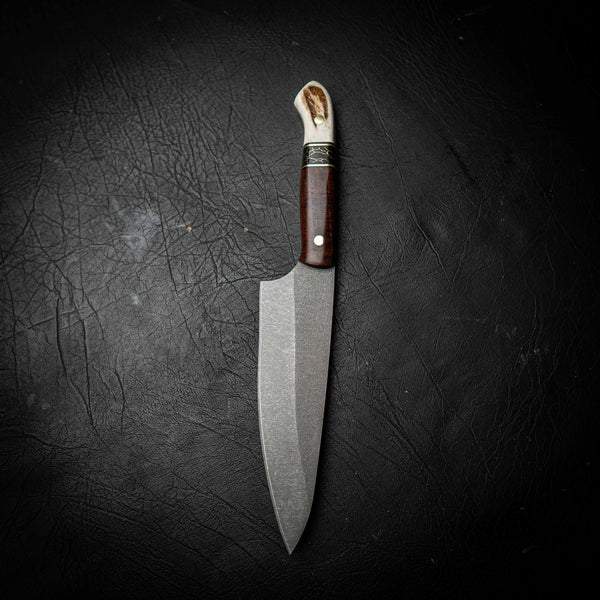 Pre-Order — Kitchen Set 3-Piece – Stonewashed N690 | Tasmanian Blackwood, TruStone & Fallow Deer Antler