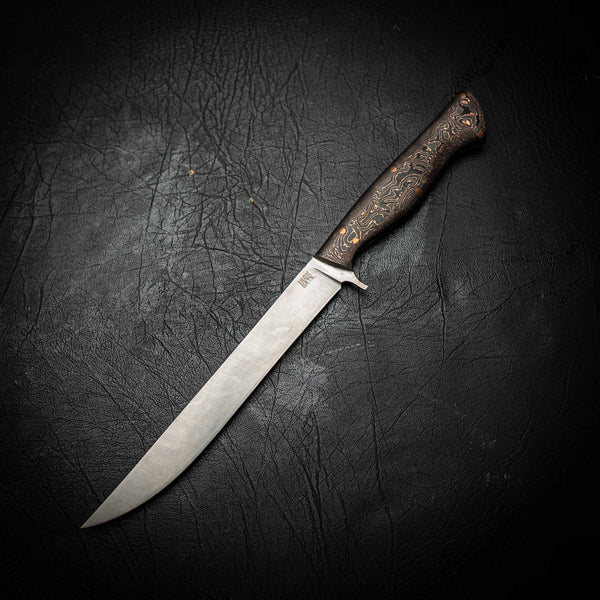 Nitro V Stiff Fillet – Carbon Fiber Handle with Copper Layers