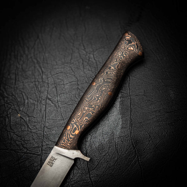 Nitro V Stiff Fillet – Carbon Fiber Handle with Copper Layers
