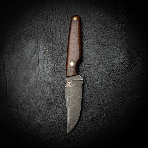 N690 Scout – Stonewashed | Ringed Gidgee Full Wood Handle