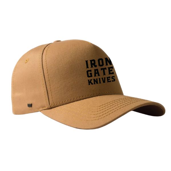 5-Panel Snapback – Camel — Iron Gate Knives | Handmade in Australia