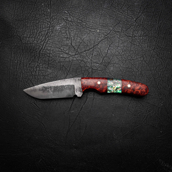 Ridgeback – Stonewashed Drop Point Bushcraft Knife