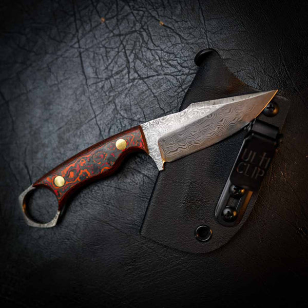 Damascus Mini Hunter — Mars FatCarbon