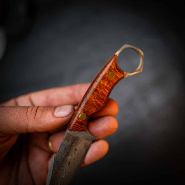 Damascus Mini Hunter — Mars FatCarbon