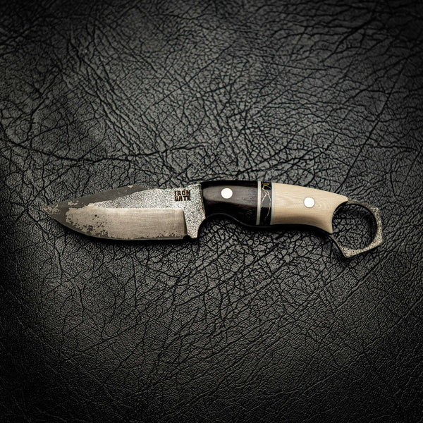 N690 Mini Hunter – African Blackwood, TruStone & Ivory G10