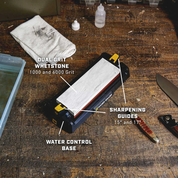 WorkSharp - Whetstone Knife Sharpener — Alternate view | Iron Gate Knives