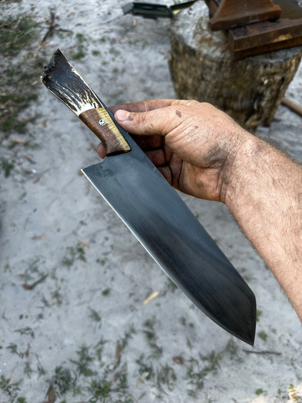 Carbon Steel Santoku