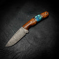 Stockman — Stonewashed N690 | York Gum Burl & Paua