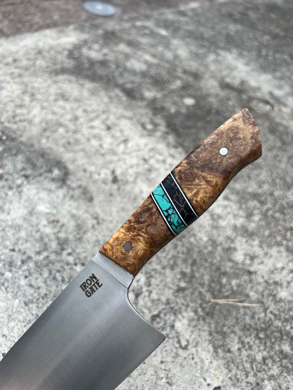 Santoku Chopper Hybrid with Trustone Spacer