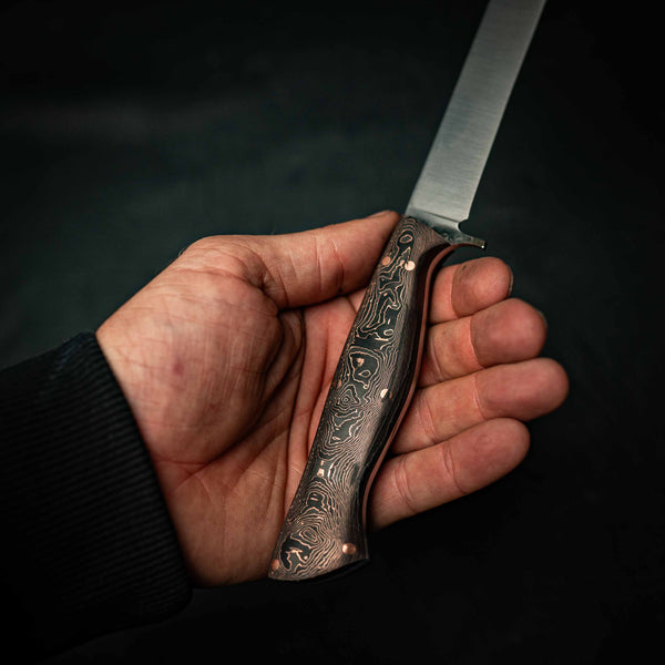 Nitro-V Fillet Knife - Carbon Fiber Handle