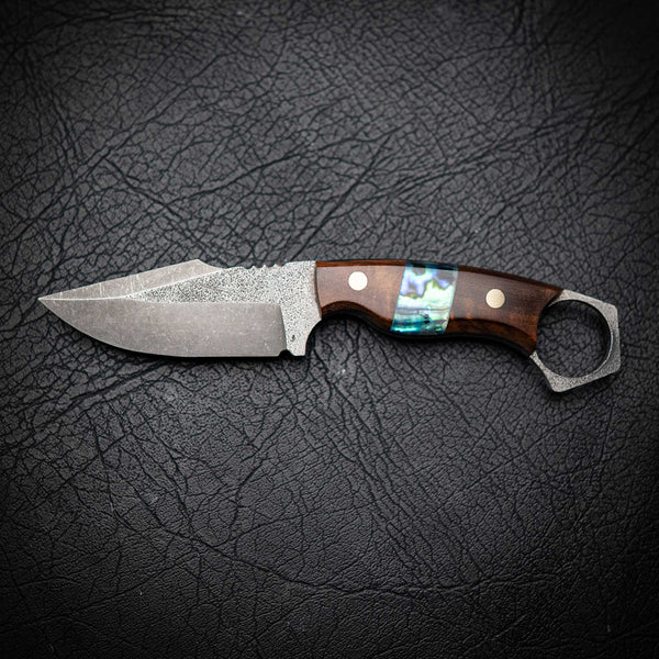 Mini Hunter – Ringed Gidgee & Abalone (Stonewashed)