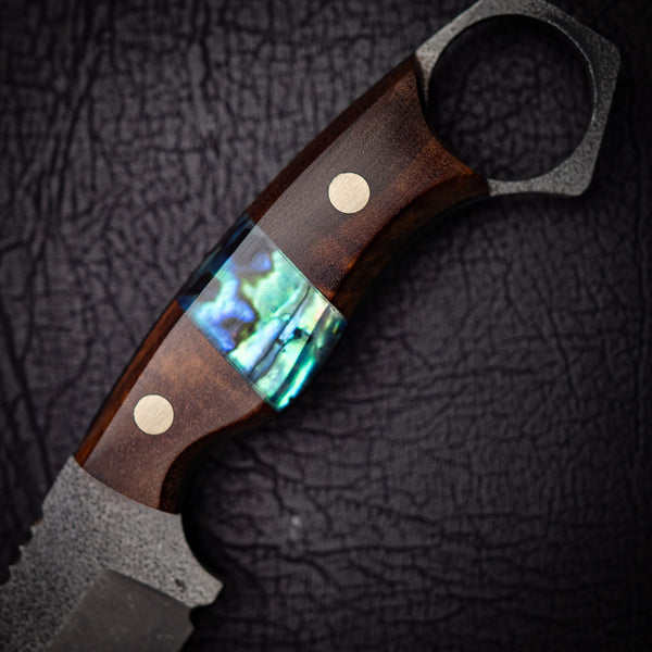 Mini Hunter – Ringed Gidgee & Abalone (Stonewashed)