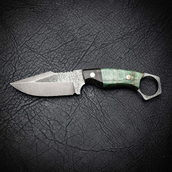 Mini Hunter – Dyed & Stabilised Birch Wood (Stonewashed)
