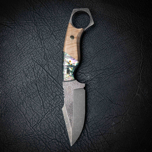Mini Hunter – Figured Maple & Abalone Shell (Stonewashed)
