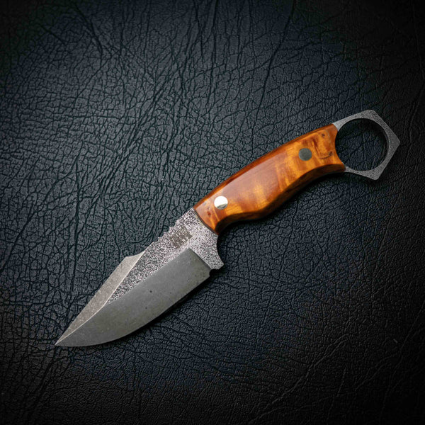 Mini Hunter – Orange Dyed Birch Wood (Stonewashed)
