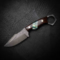 Mini Hunter — Ringed Gidgee & Abalone (Stonewashed N690)