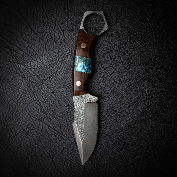 Mini Hunter – Ringed Gidgee & Abalone Shell (Stonewashed)