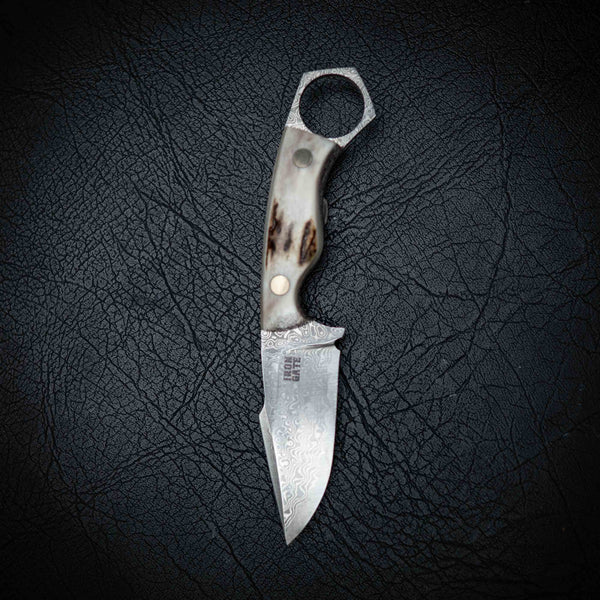 Mini Hunter – Full Fallow Deer Antler (Stonewashed)