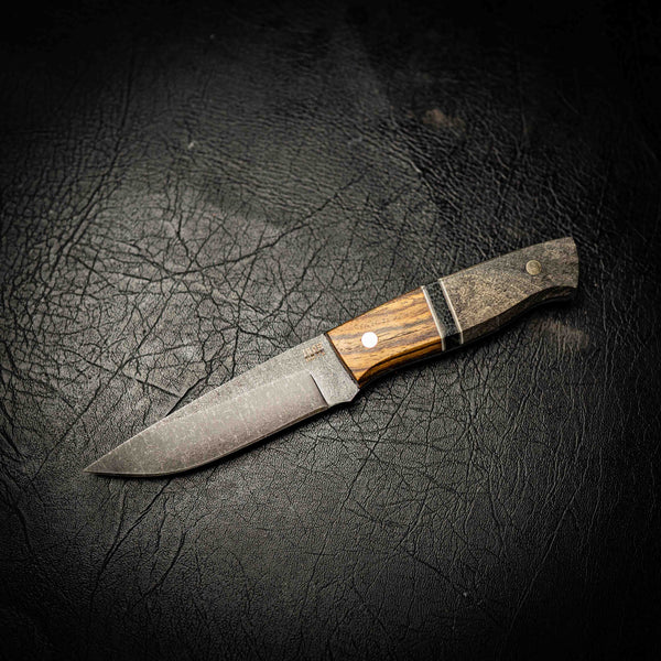 N690 Bushcraft – Zircote & Maple Burl Handle