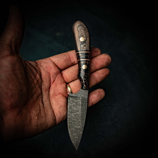 N690 Ergo Skinner – Copper Infused TruStone, Copper Spacers & Carbon Fiber