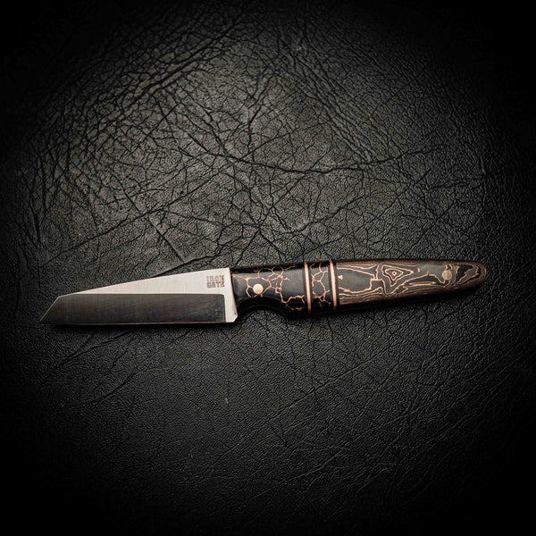 Elmax Wharncliffe – Copper Infused TruStone, Copper Spacers & Copper Carbon Fiber