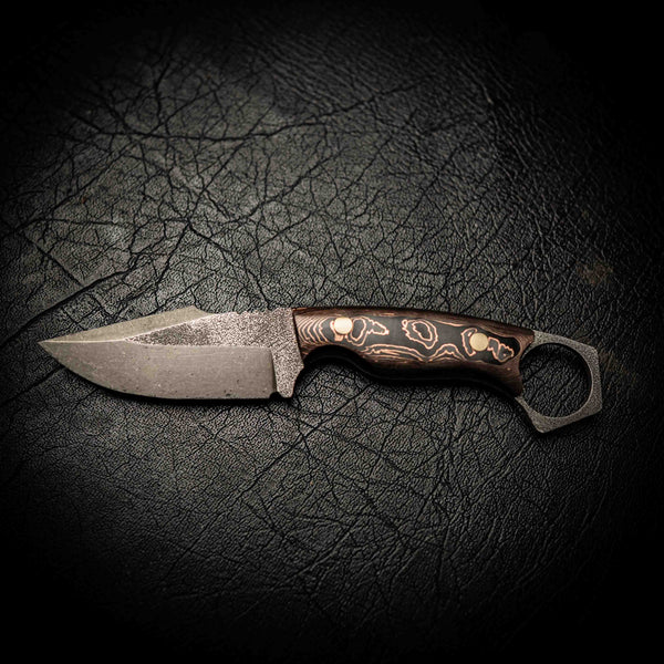 Mini Hunter – N690 Stainless Steel & Copper Infused Carbon Fiber