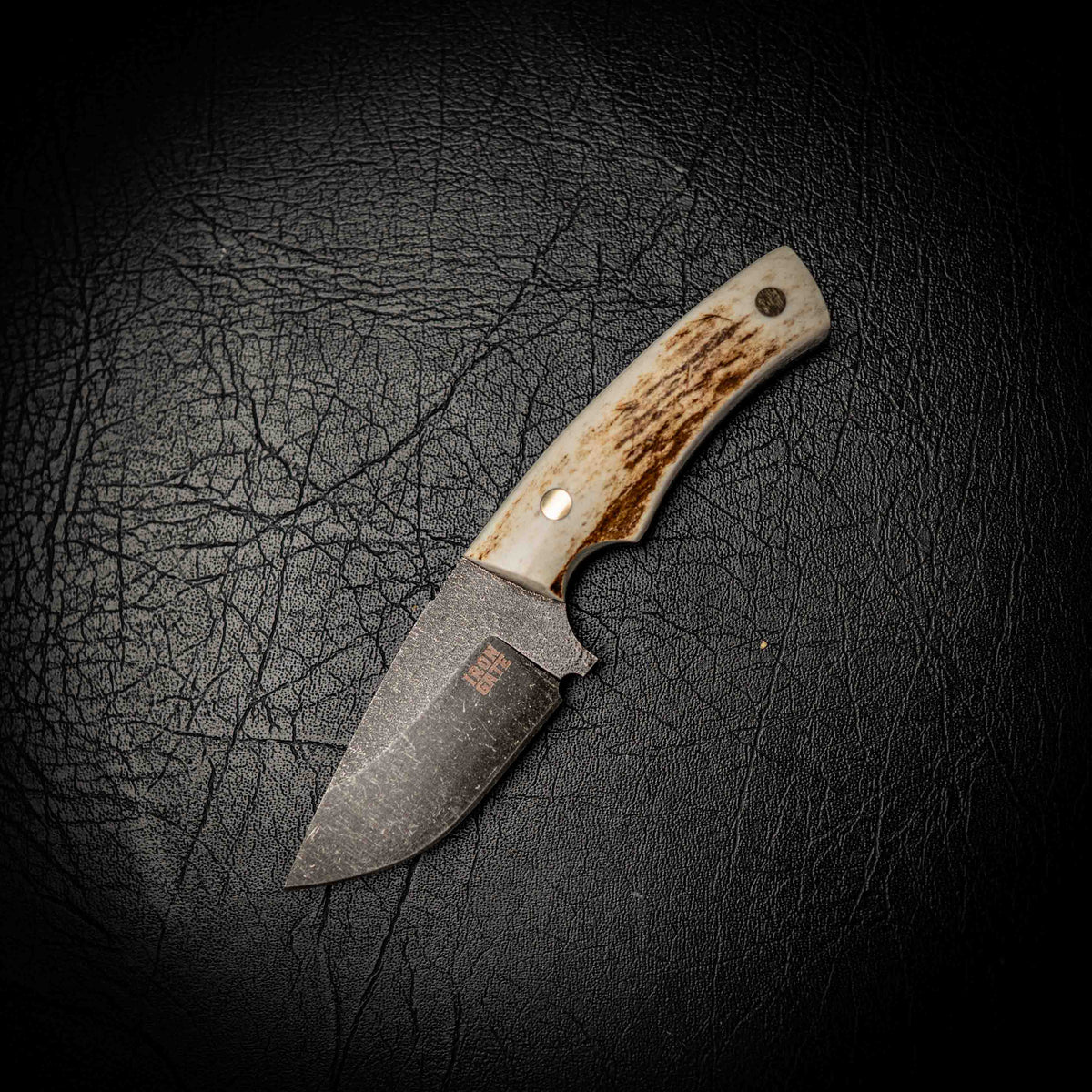 Mini Skinner – Full Fallow Deer Antler Handle — Iron Gate Knives | Handmade in Australia