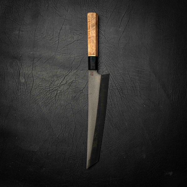 210mm Sujihiki — N690 Steel Amboyna Burl