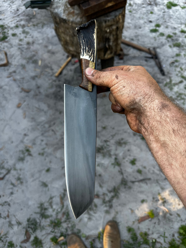 Carbon Steel Santoku