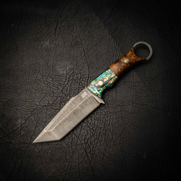 N690 Tanto – Stonewashed Finish