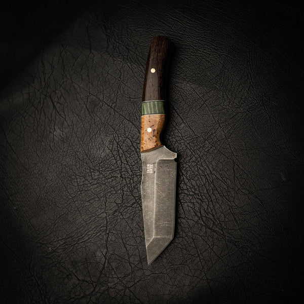 N690 Tanto – Stonewashed Finish