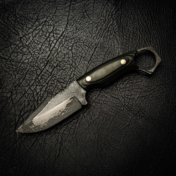 N690 Mini Hunter – Black and Green Layered G10