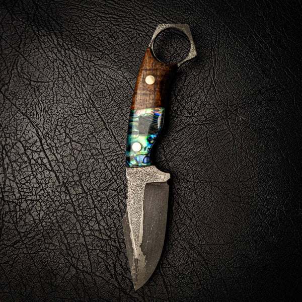 N690 Mini Hunter – Abalone (Paua) and Tasmanian Blackwood
