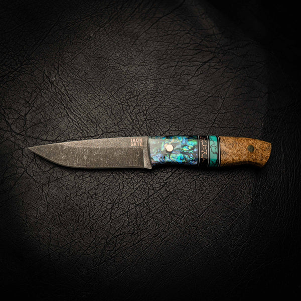 N690 Bushcraft Knife – Dark Stonewash