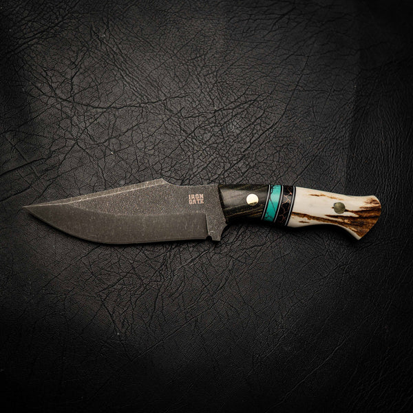 Elmax Hunter – Stabilised Black Padauk & Double TruStone Spacers