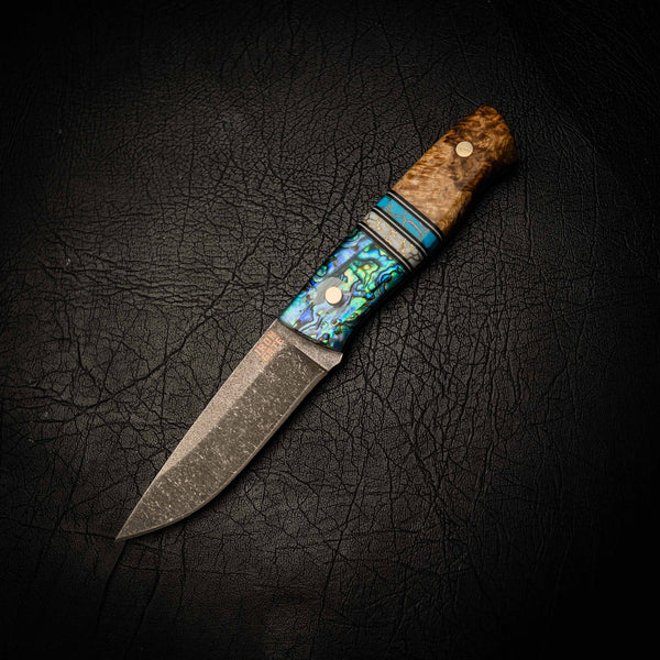 N690 Bushcraft Knife – Dark Stonewash