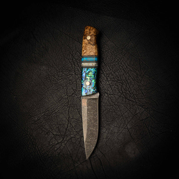 N690 Bushcraft Knife – Dark Stonewash