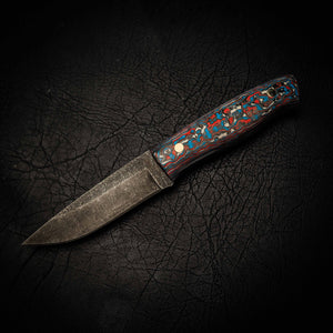 N690 Bushcraft Knife – Dark Stonewash