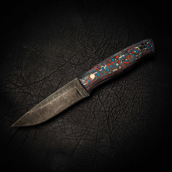 N690 Bushcraft Knife – Dark Stonewash