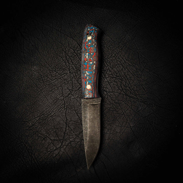 N690 Bushcraft Knife – Dark Stonewash