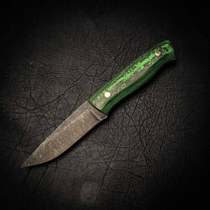 N690 Bushcraft Knife – Dark Stonewash