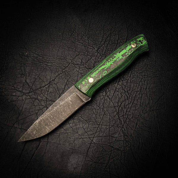 N690 Bushcraft Knife – Dark Stonewash