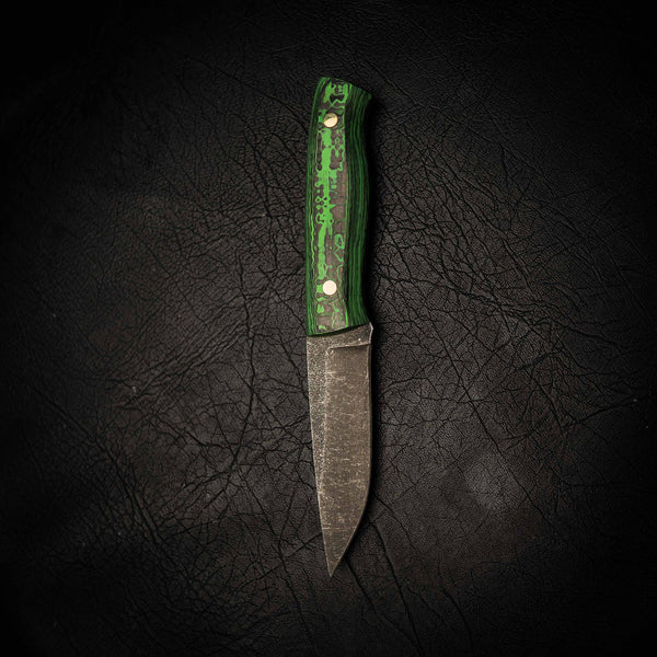 N690 Bushcraft Knife – Dark Stonewash