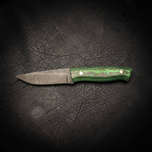 N690 Bushcraft Knife – Dark Stonewash