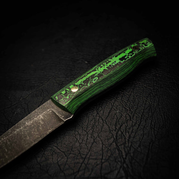 N690 Bushcraft Knife – Dark Stonewash